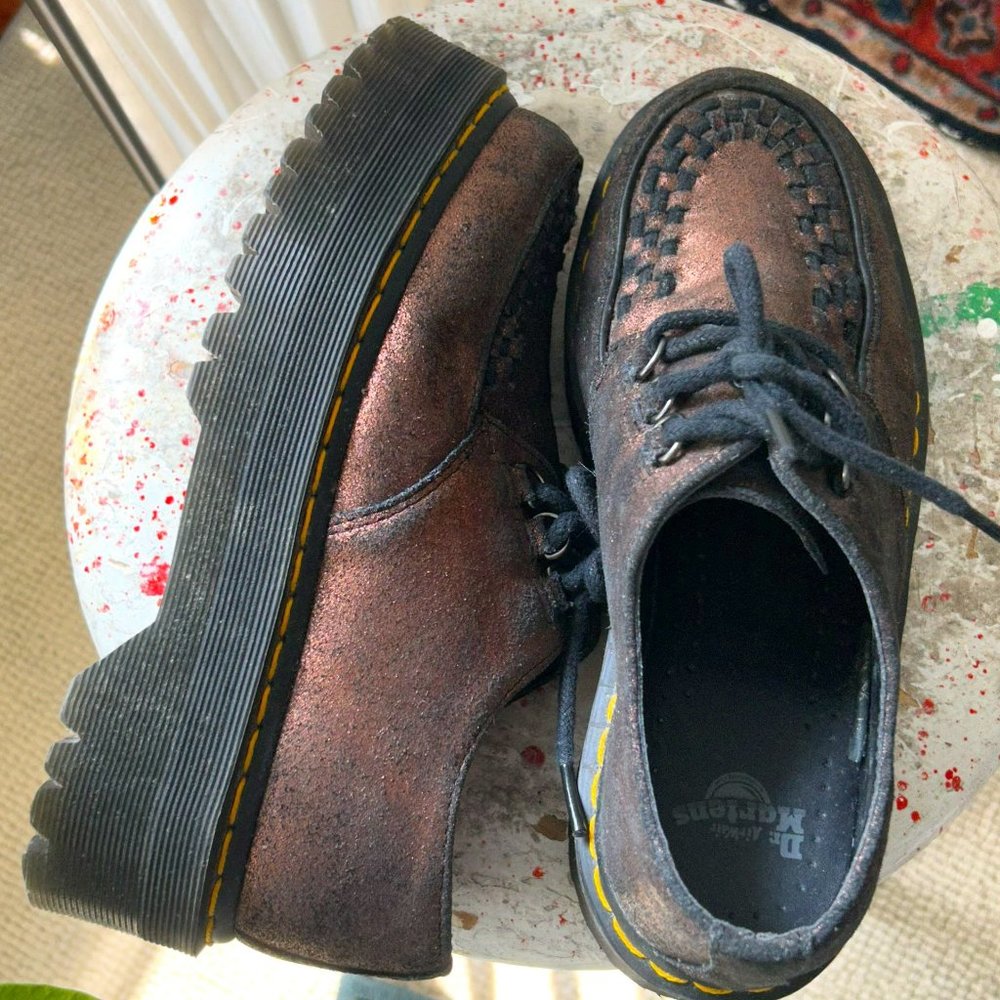 Doc Marten -=*RARE*=- Ashley Creeper //DEADSTOCK// Metallic Platforms